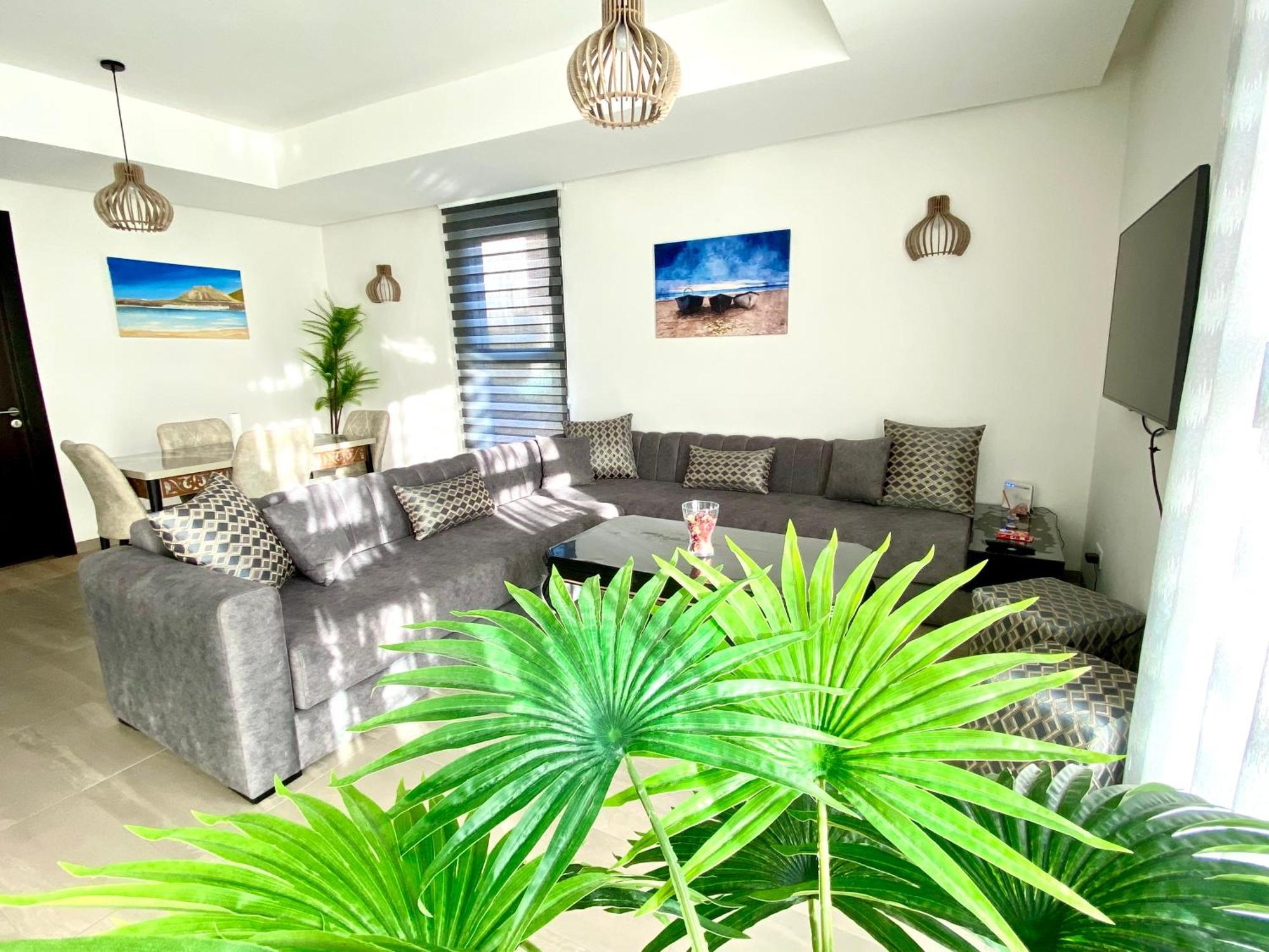 Luxurious Golf & Sea View Beach Apartment With Pool Access - Tamourrit, Taghazout Bay Dış mekan fotoğraf