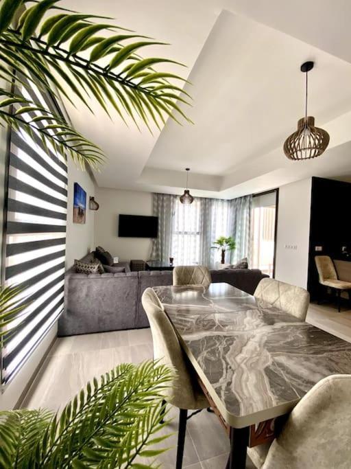 Luxurious Golf & Sea View Beach Apartment With Pool Access - Tamourrit, Taghazout Bay Dış mekan fotoğraf
