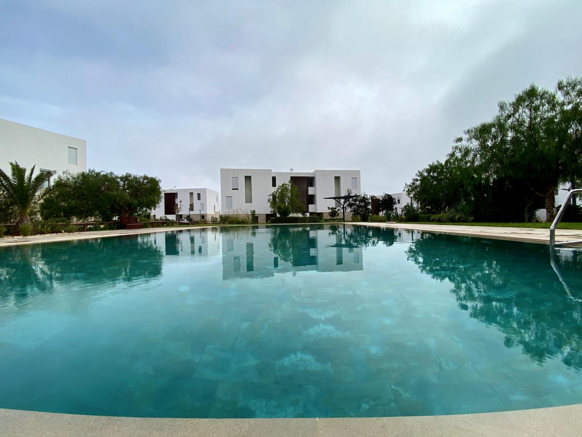 Luxurious Golf & Sea View Beach Apartment With Pool Access - Tamourrit, Taghazout Bay Dış mekan fotoğraf